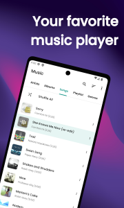 اسکرین شات برنامه Pixel - Music Player 1