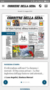 اسکرین شات برنامه Corriere della Sera DE 7