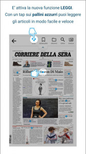 اسکرین شات برنامه Corriere della Sera DE 2