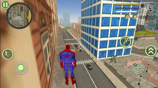 اسکرین شات بازی Super Rope Hero Spider Open World Street Gangster 1