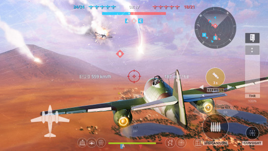 اسکرین شات 1 بازی Wings of Heroes: Plane Games