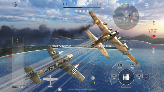 اسکرین شات بازی Wings of Heroes: plane games 5