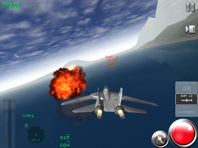 اسکرین شات بازی Air Navy Fighters Lite 8