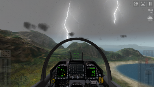 اسکرین شات بازی F18 Carrier Landing Lite 4