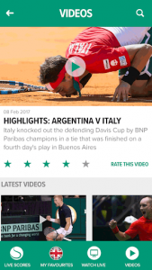 اسکرین شات برنامه Davis Cup 5