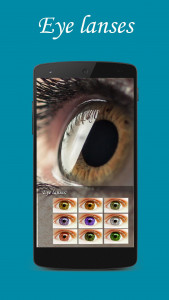 اسکرین شات برنامه Eye Color Changer Real 3