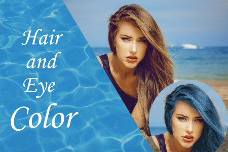 اسکرین شات 3 برنامه Hair And Eye Color Changer