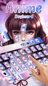 اسکرین شات برنامه Anime Keyboard 2