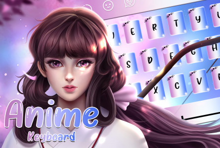 اسکرین شات برنامه Anime Keyboard 1