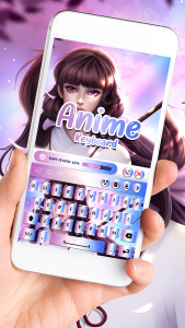 اسکرین شات برنامه Anime Keyboard 3