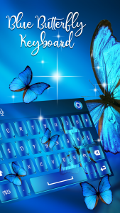 اسکرین شات برنامه Blue Butterfly Keyboard 2