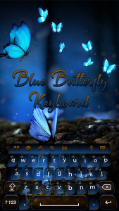 اسکرین شات برنامه Blue Butterfly Keyboard 2