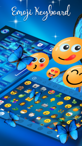 اسکرین شات برنامه Blue Butterfly Keyboard 4