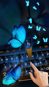 اسکرین شات برنامه Blue Butterfly Keyboard 4