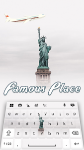 اسکرین شات برنامه Famous Place Keyboard 2