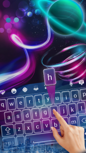 اسکرین شات برنامه Glow Keyboard 4