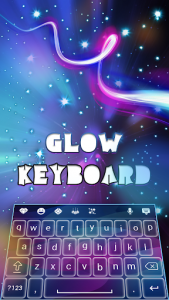 اسکرین شات برنامه Glow Keyboard 2
