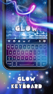 اسکرین شات برنامه Glow Keyboard 3
