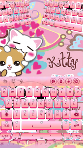 اسکرین شات برنامه Kitty Keyboard 2