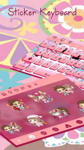 اسکرین شات برنامه Kitty Keyboard 5