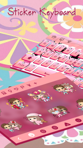 اسکرین شات برنامه Kitty Keyboard - My Keyboard 5