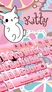 اسکرین شات برنامه Kitty Keyboard 3