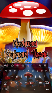 اسکرین شات برنامه Mushroom Keyboard 3