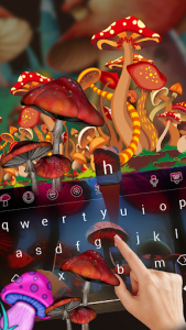 اسکرین شات برنامه Mushroom Keyboard 4