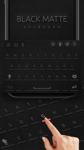 اسکرین شات 2 برنامه Black Matte Keyboard