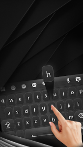 اسکرین شات برنامه Black Matte Keyboard 4