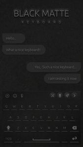 اسکرین شات 3 برنامه Black Matte Keyboard