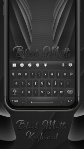 اسکرین شات برنامه Black Matte Keyboard 3