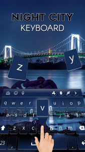 اسکرین شات برنامه Night City Keyboard 3