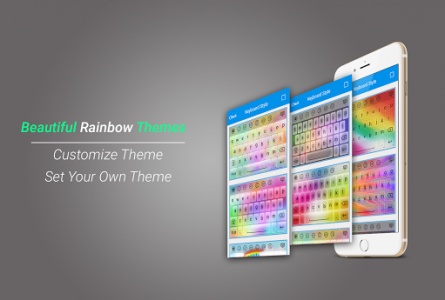 اسکرین شات برنامه Rainbow Keyboard 1