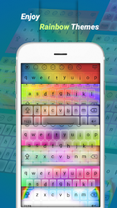 اسکرین شات برنامه Rainbow Keyboard 4