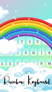 اسکرین شات برنامه Rainbow Keyboard 3