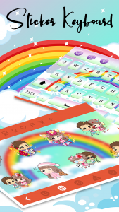 اسکرین شات برنامه Rainbow Keyboard 5