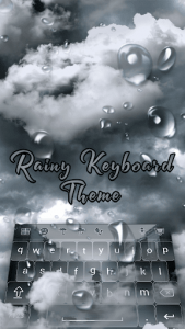 اسکرین شات برنامه Rainy Keyboard 3