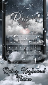 اسکرین شات برنامه Rainy Keyboard 2