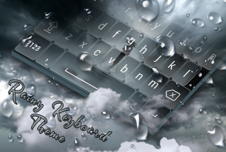 اسکرین شات برنامه Rainy Keyboard 1