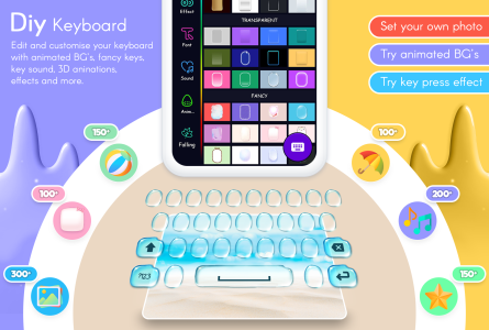 اسکرین شات 4 برنامه My Photo Keyboard With Themes