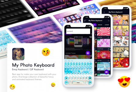 اسکرین شات برنامه My Photo Keyboard With Themes 2