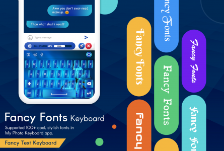 اسکرین شات برنامه My Photo Keyboard With Themes 6