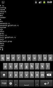 اسکرین شات برنامه Terminal Emulator for Android 1