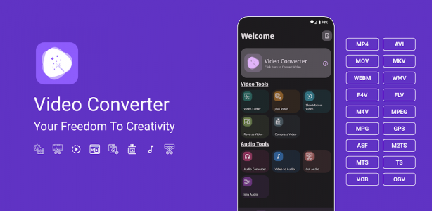 اسکرین شات 1 برنامه Video Converter