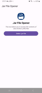 اسکرین شات 1 برنامه Jar File Opener