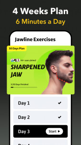 اسکرین شات برنامه Jawline Exercises - Face Yoga 2