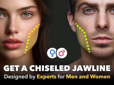اسکرین شات 1 برنامه Jawline Exercises - Face Yoga