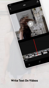 اسکرین شات 1 برنامه Add Text to Video