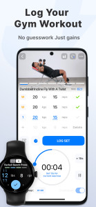 اسکرین شات 2 برنامه JEFIT Gym Workout Tracker